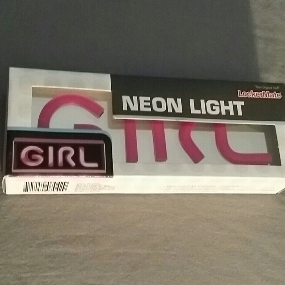 GIRL Neon Light by Lockermate